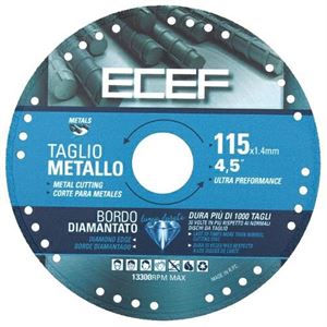 DISCO DIAMANTATO TAGLIO MET. D.125 E ECEF 660125