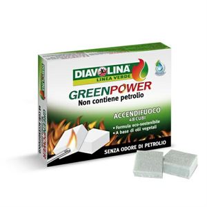 DIAVOLINA GREEN POWER 48 CUBI SENZA PETROLIO.CON OLII VEGETALI