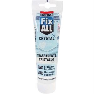 SILICONE FIX ALL CRYSTAL125ML. IN BLISTER 130262 SOUDAL